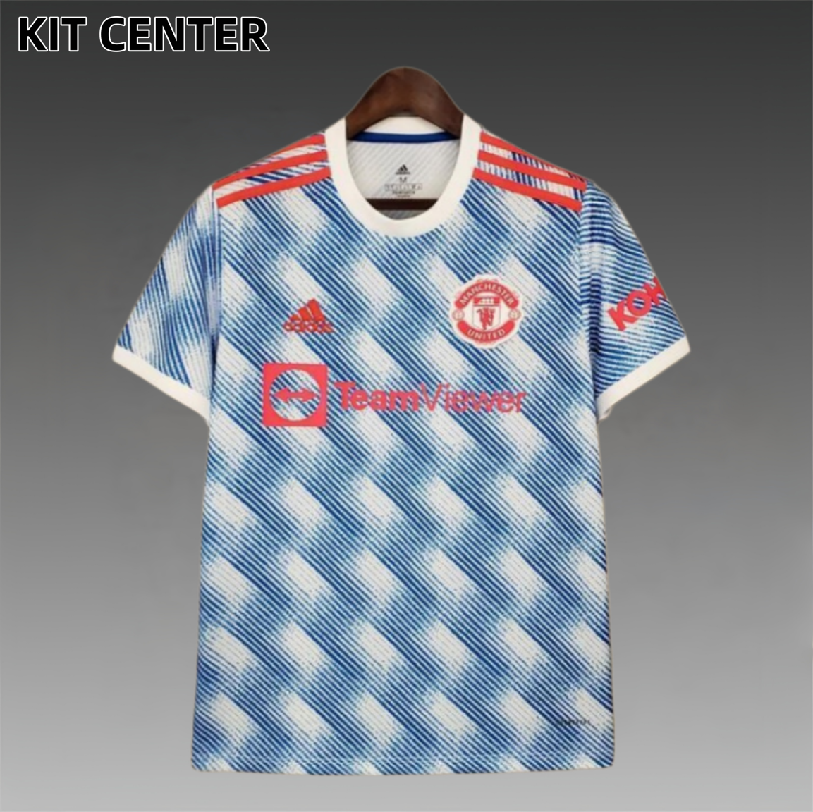 21/22 Manchester United Away retro football jersey