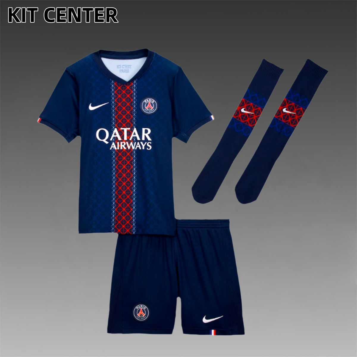 2025/2026 Paris Saint-Germain Home Football Kids Kit (Give away football socks)
