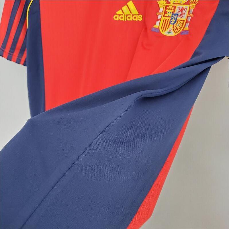 1998 Spain home Retro Football Shirt