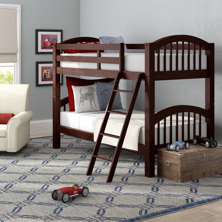 Swen Twin Over Twin Standard Bunk Bed by Harriet Bee