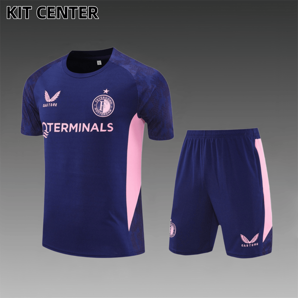2025/2026 Feyenoord Short Sleeve Training Kit (Adult Kit)