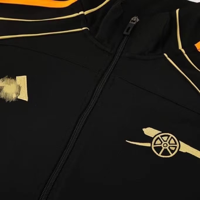 2025/2026 Arsenal Black Windproof Jacket