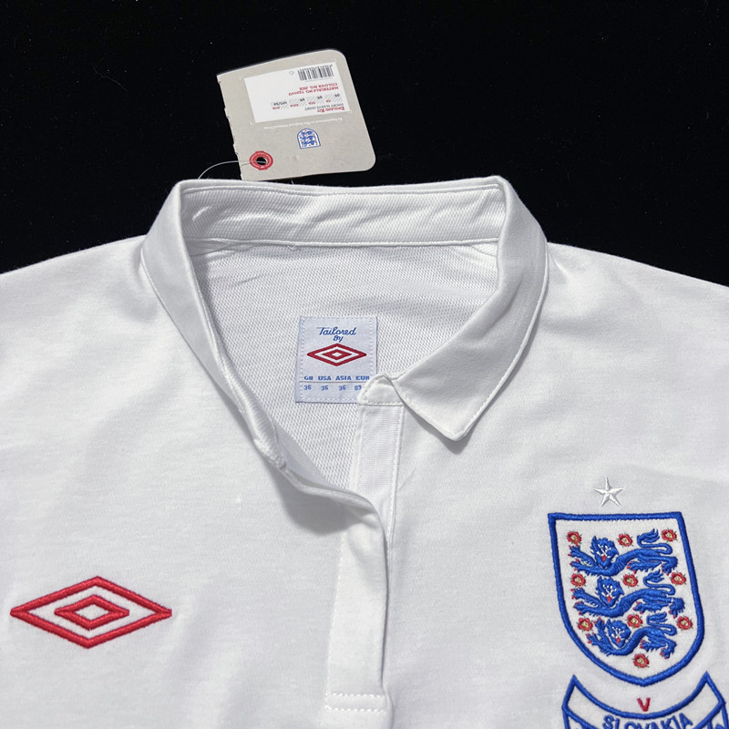 2010 England Home Retro Football Shirt