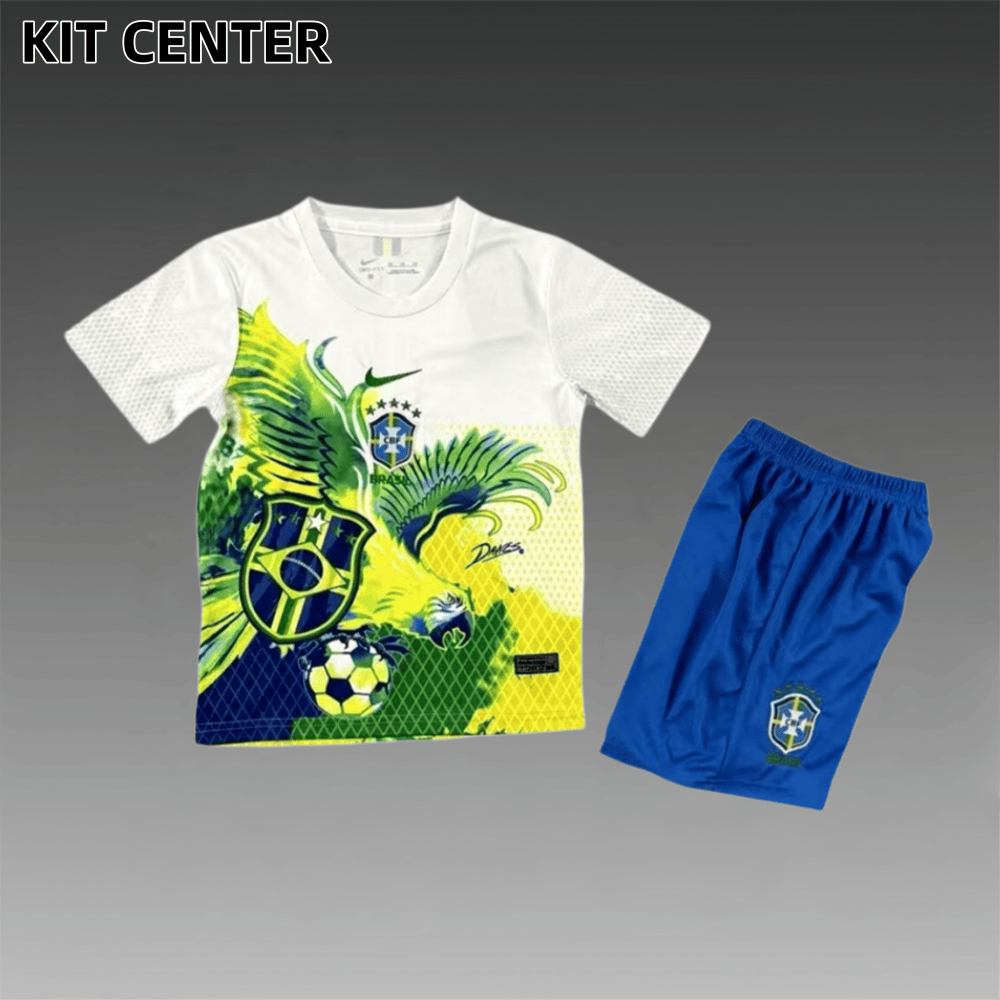 2025/2026 Brazilian Special Edition Football Shirt (Kids Kit socks ）