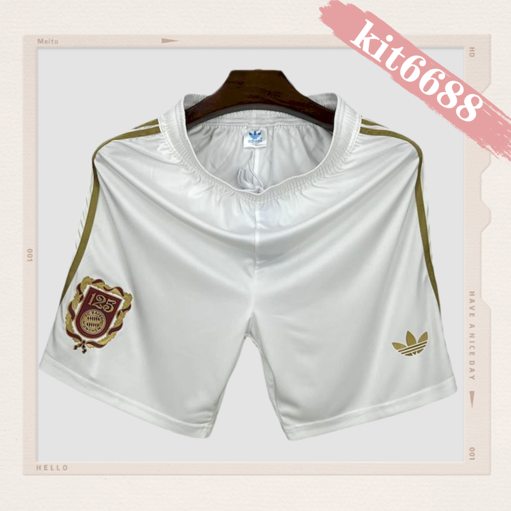 2025/2026 Bayern Munich 125th Football Shorts (Fan Edition)