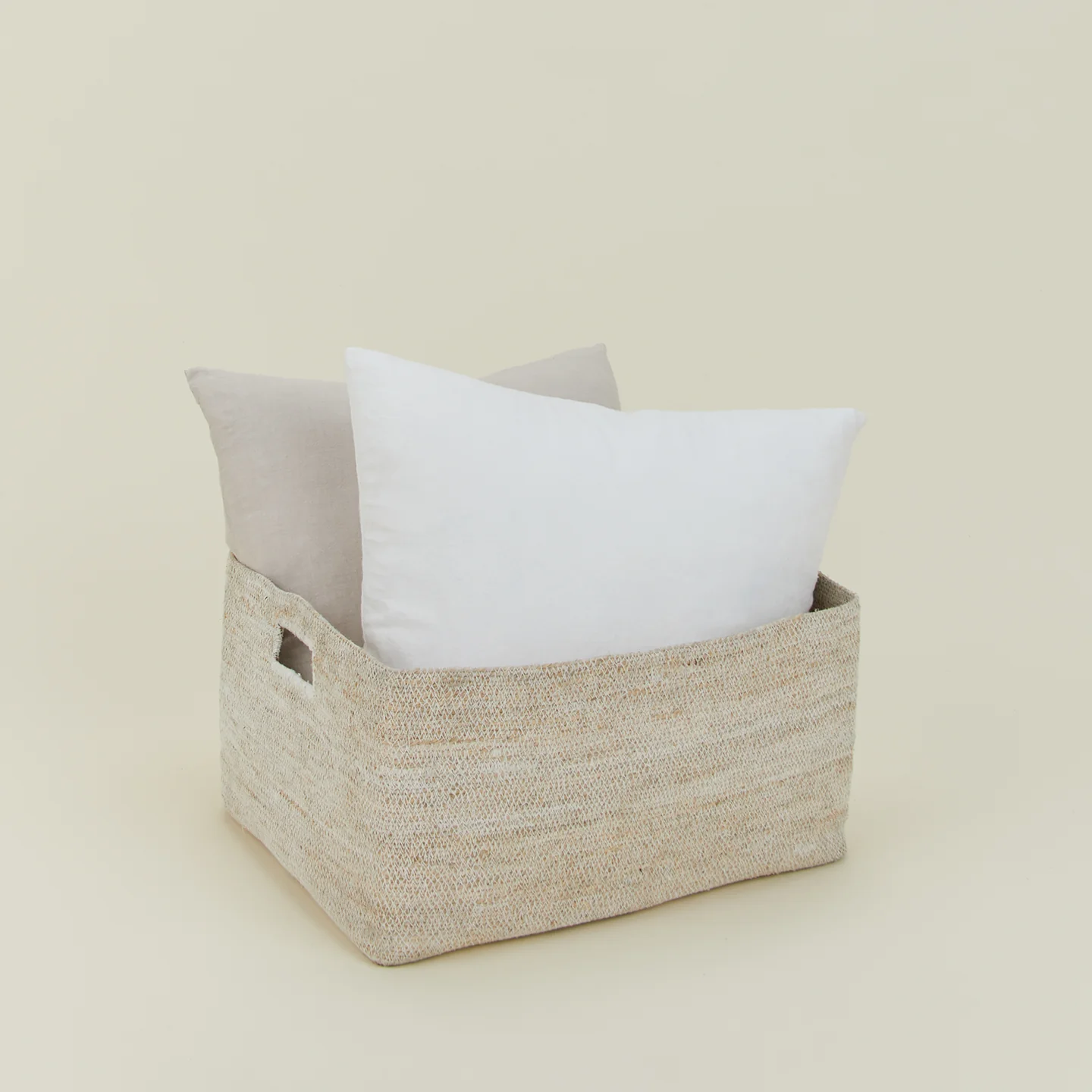 Essential Low Basket - White