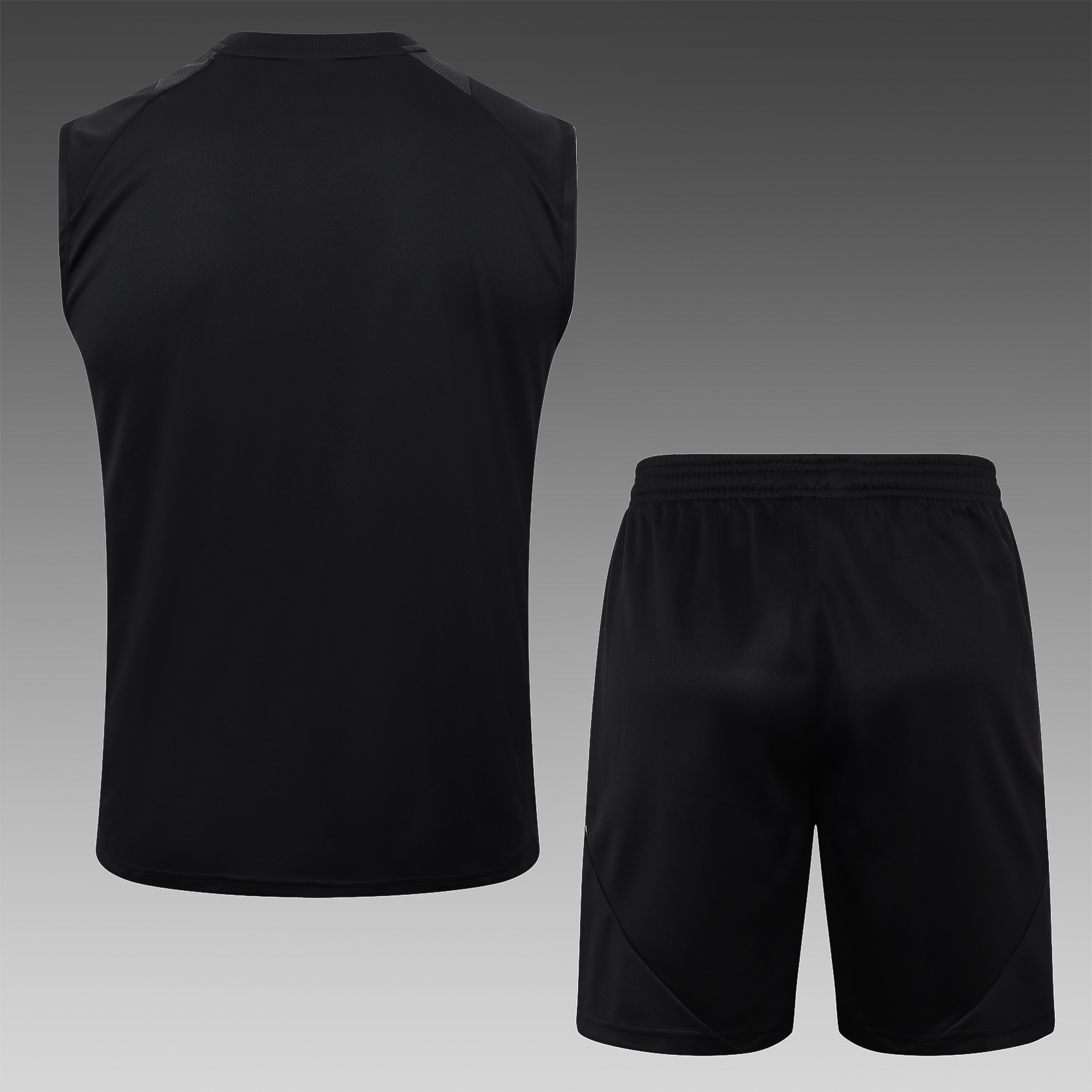 2024/2025 Real Madrid black adult vest training suit (Adult Kit)