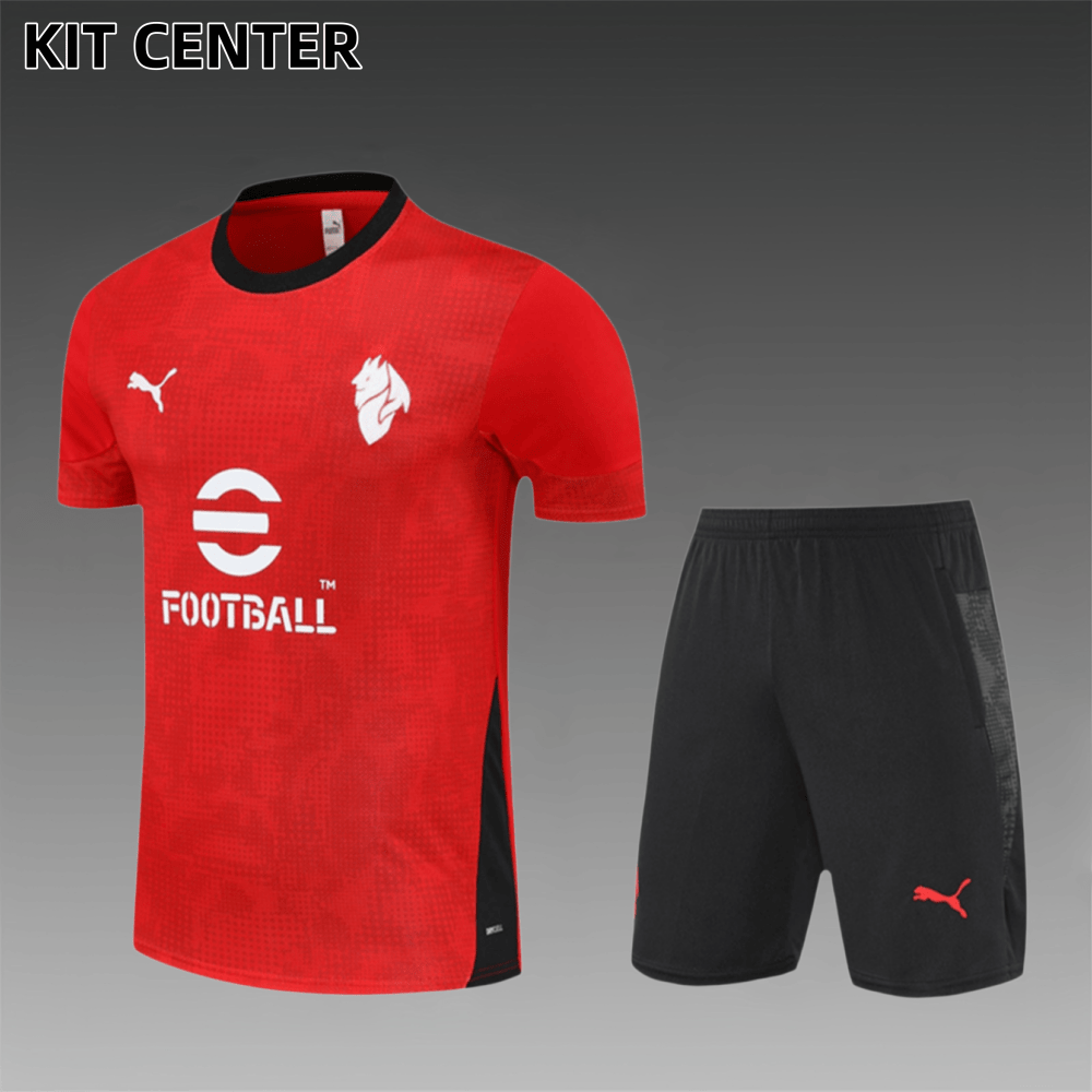 2025/2026 AC Milan Adult Short Sleeve Training Wear (Adult kit)