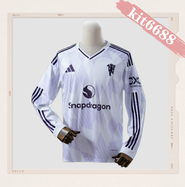 2025 2026 Manchester United away long sleeved jersey (fan version)