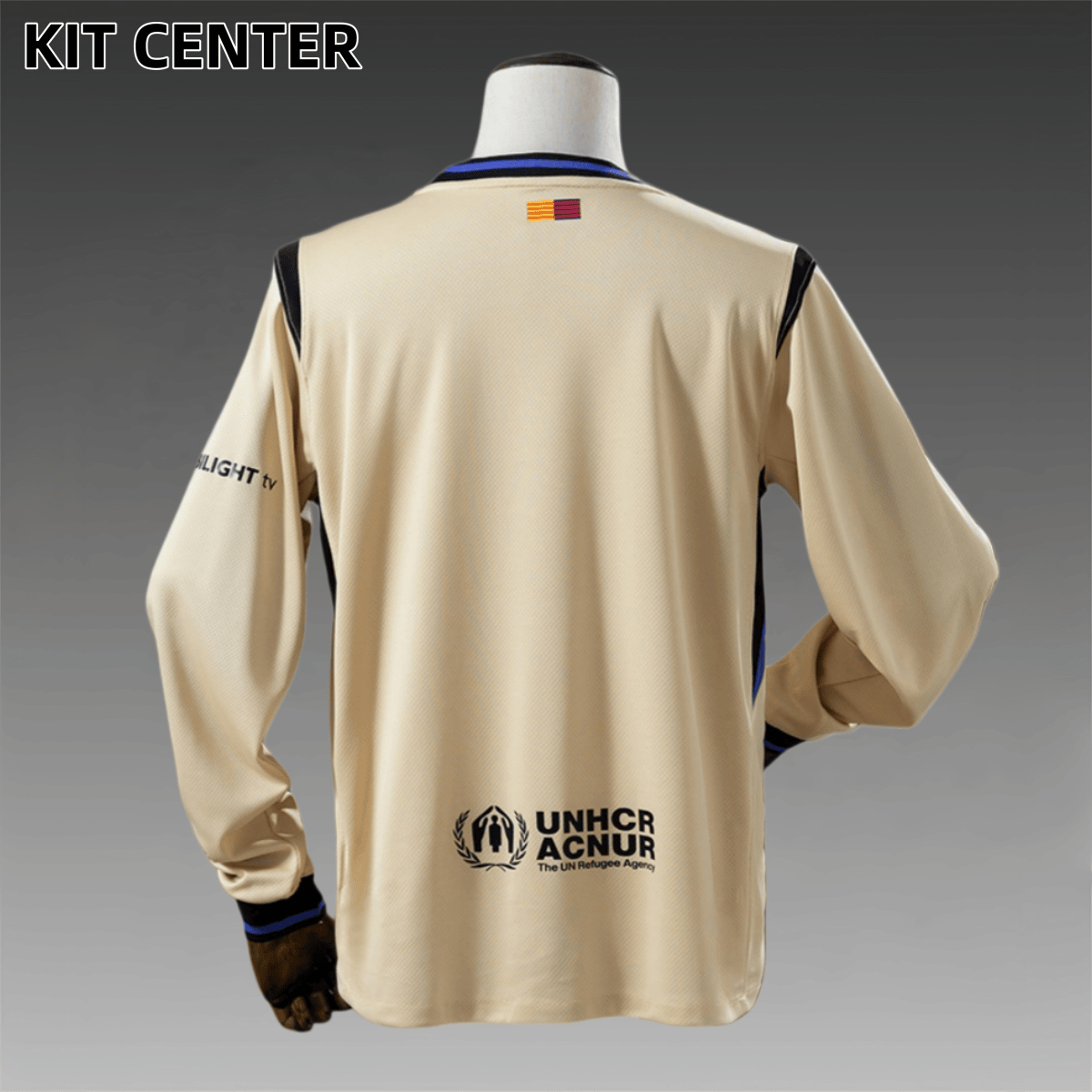 2025/2026 Barcelona Away  Long Sleeve Football Jersey (Fans)