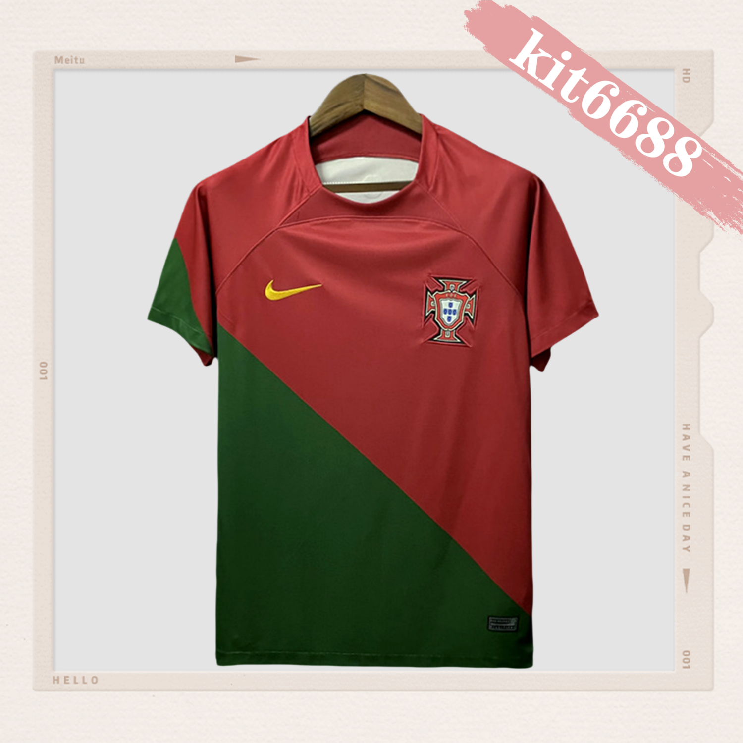 2022 Portugal Home Football Shirt （Fan Edition）