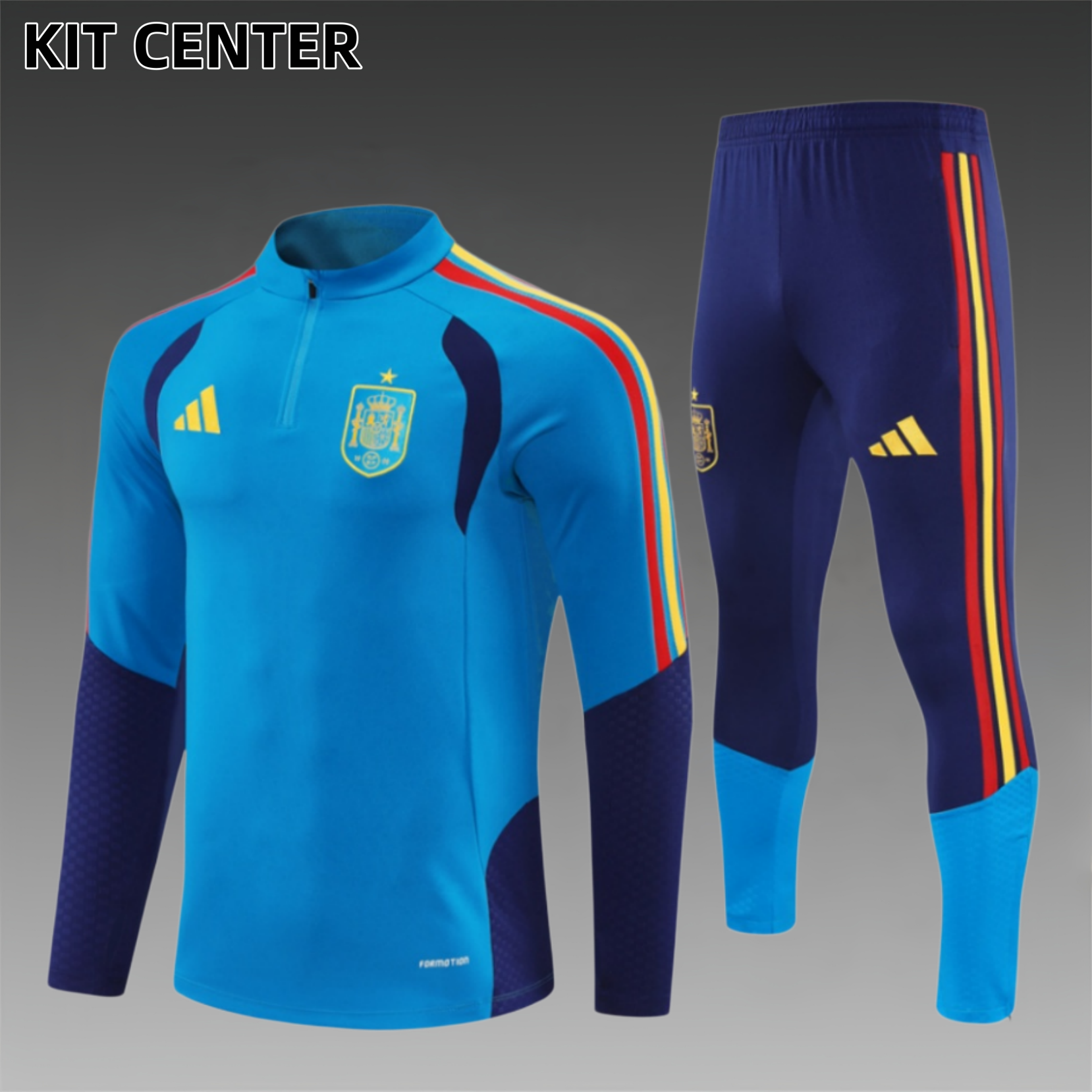 26/27 Spain Hu Lanse Half Zip Training Kit (Adult Kids Kit)