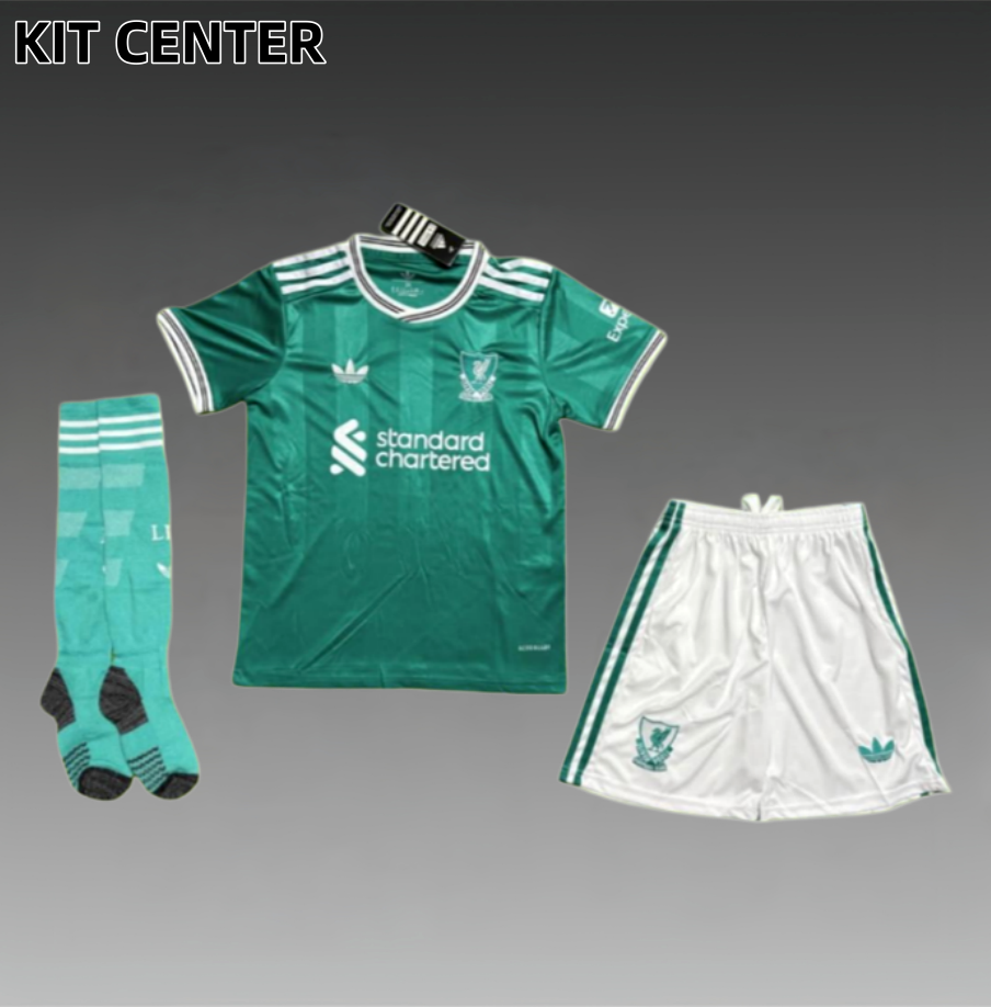 2025/2026 Liverpool Third Football Shirt (Kids Kit socks )