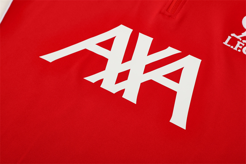 25/26 Liverpool red Half Zip Training Kit (Adult Kids Kit)