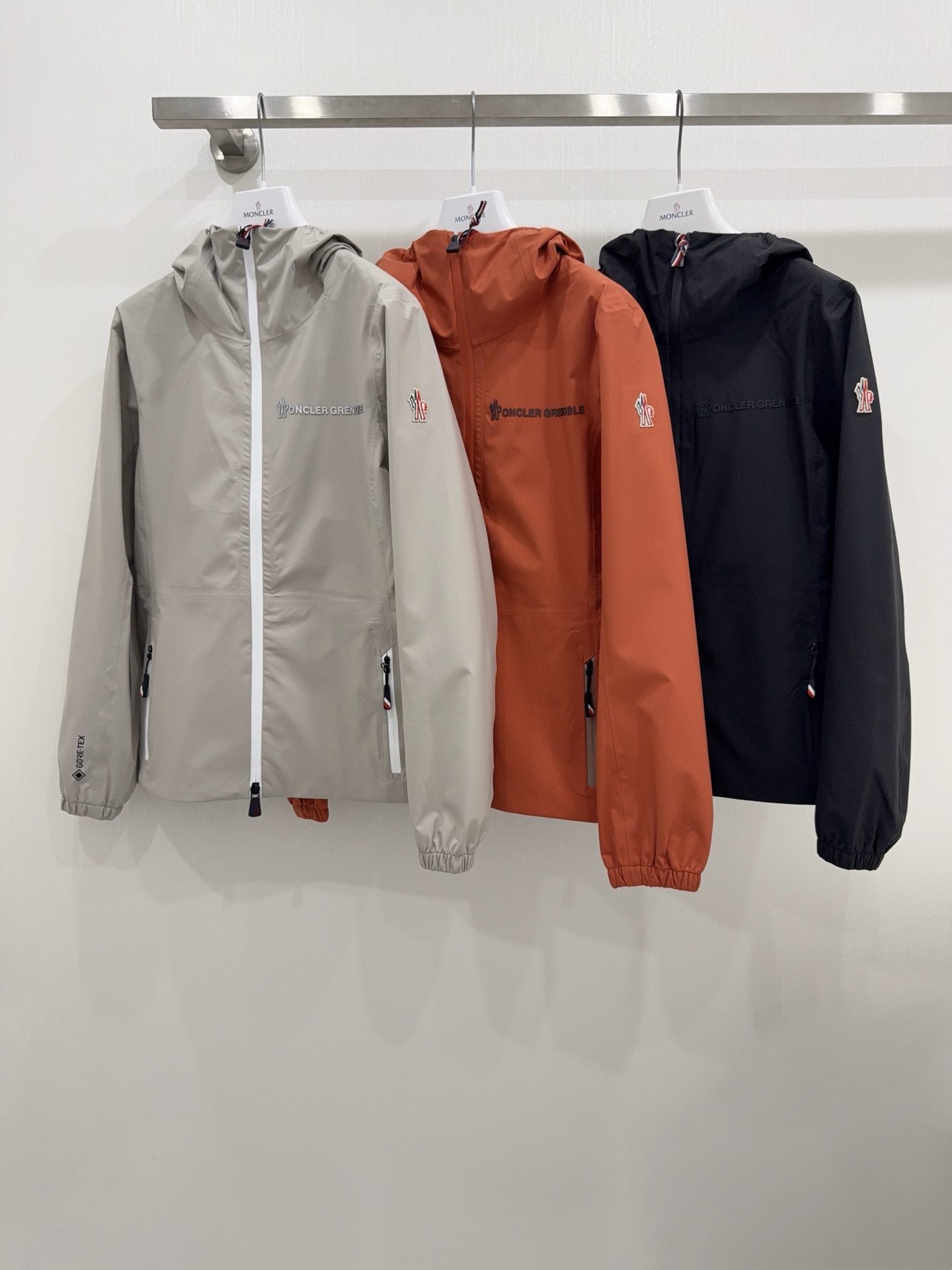 Moncler 2026 Autumn Winter Women's Jackets Polyester Hooded Tassel Zipper Casual Slim Woman's Coats MKDFWJ26011