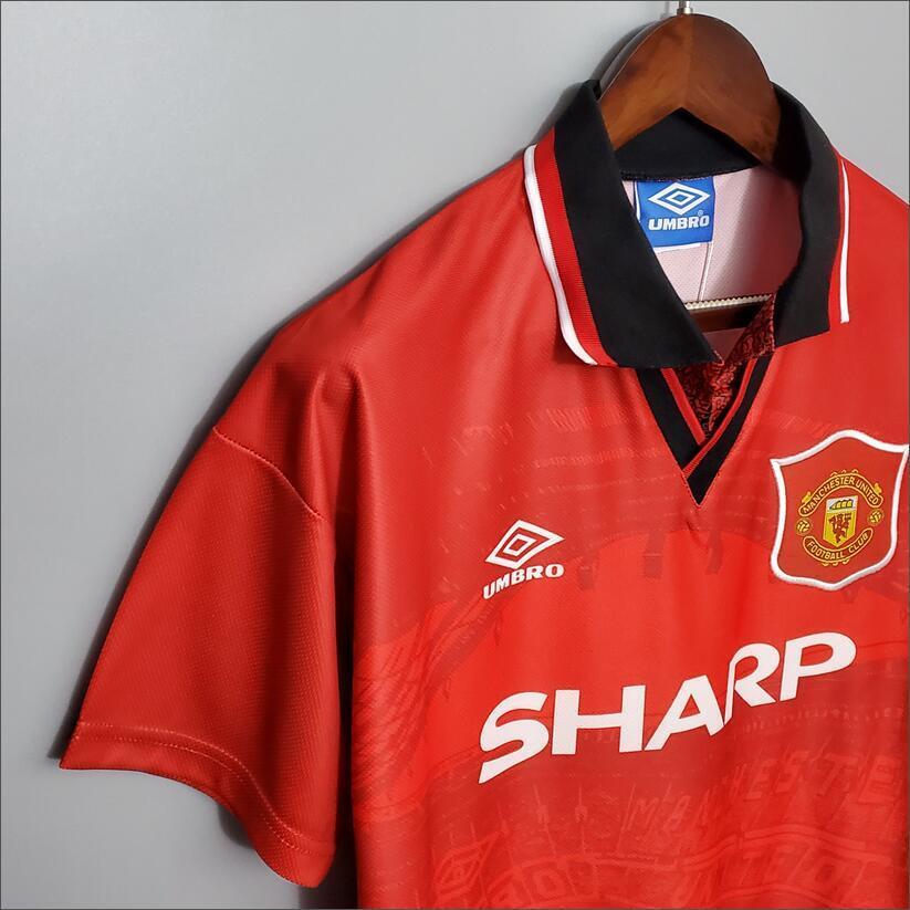 94/96 Manchester United home retro football jersey