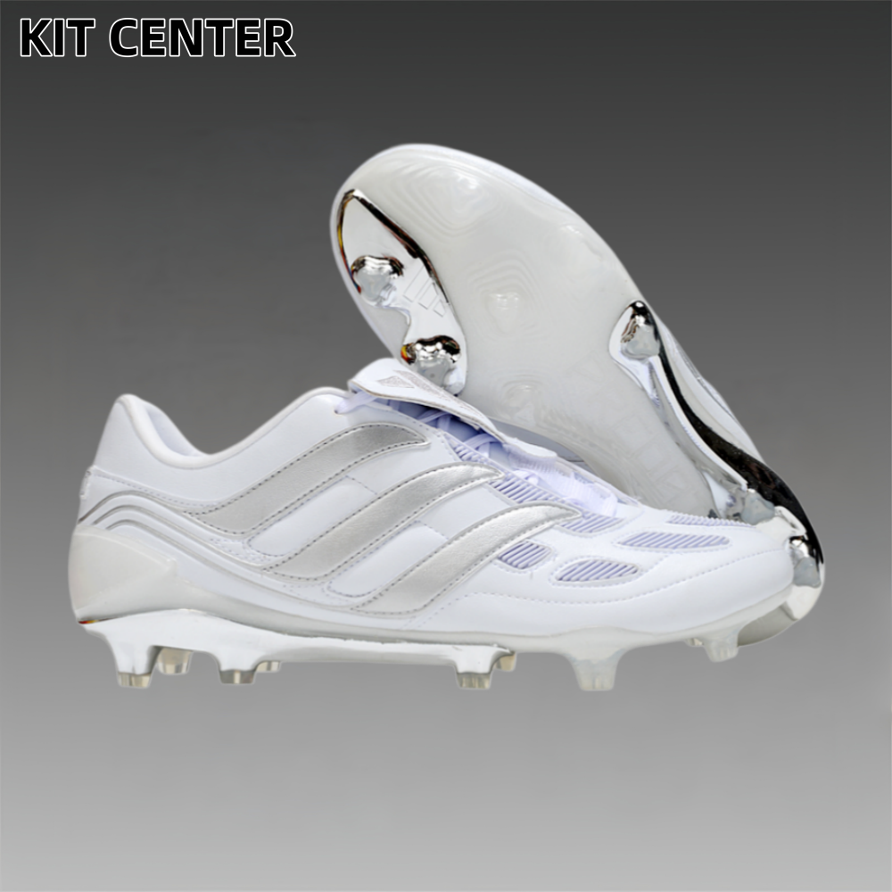 A Predator Precision FG - Footwear White/Silver Metallic/Iron Metal LIMITED EDITION