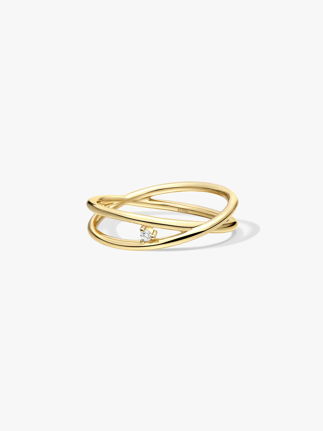 Overlapping Crystal Statement Ring