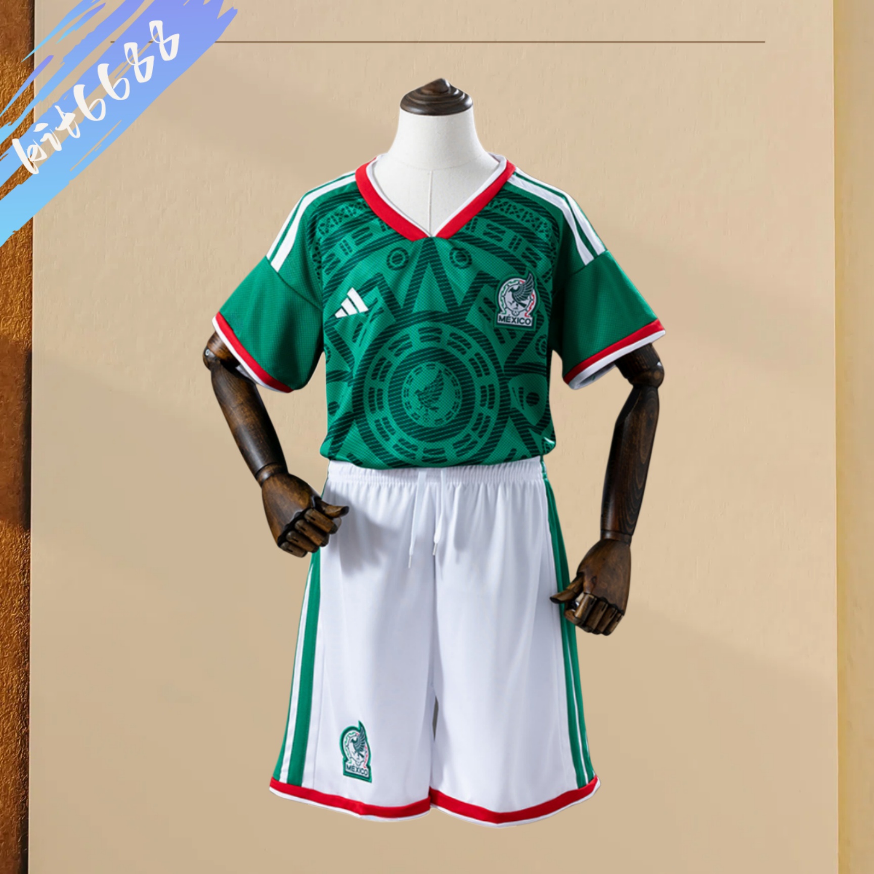 2026 Mexico home Football Shirt (Adult Kids Kit socks )