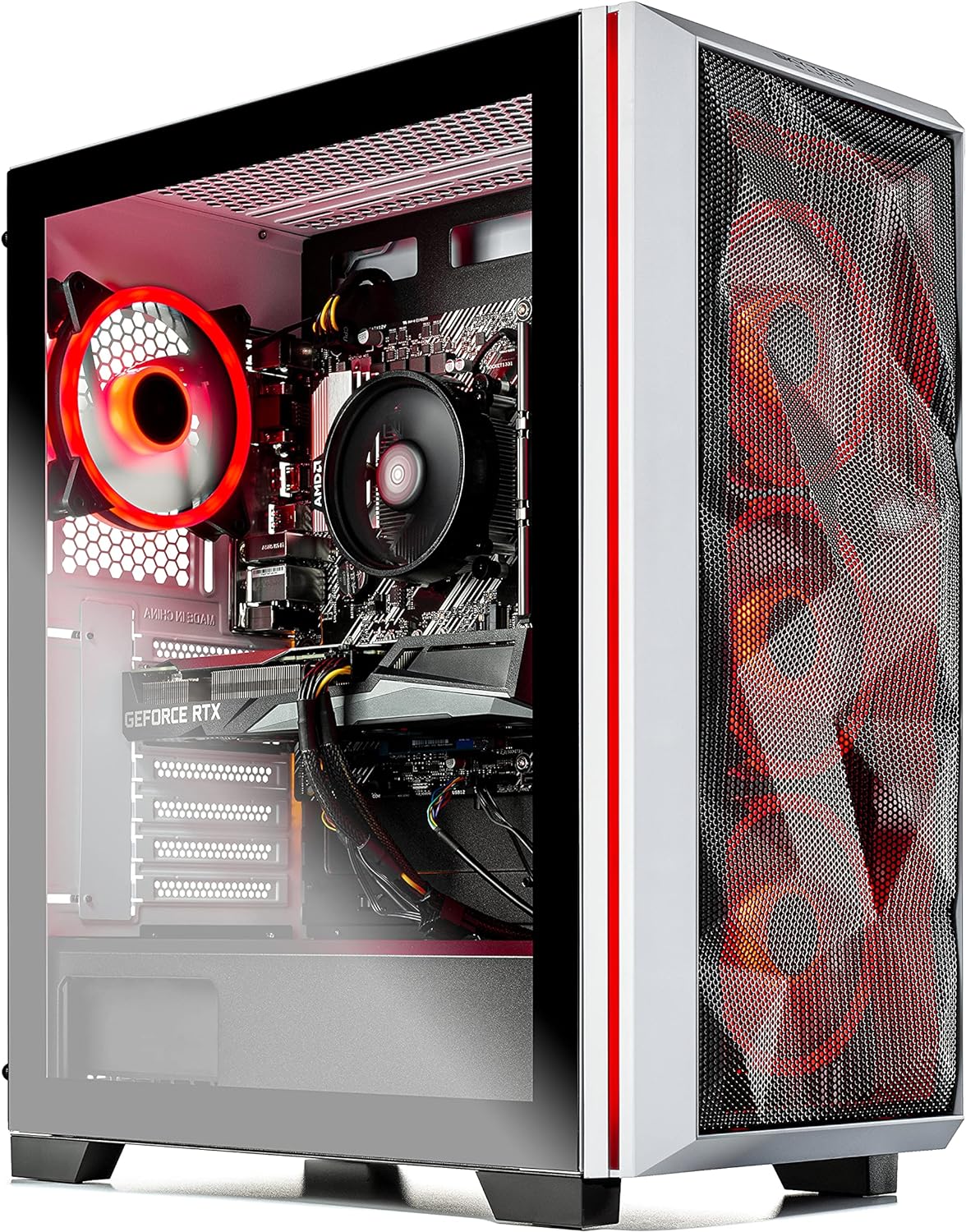 Skytech Archangel Gaming Computer PC Desktop &ndash; Ryzen 5 3600 3.6GHz, GTX 1660 Super 6G, 500GB SSD, 16GB DDR4 3200MHz, RGB Fans, Windows 11 Home 64-bit, 802.11AC Wi-Fi