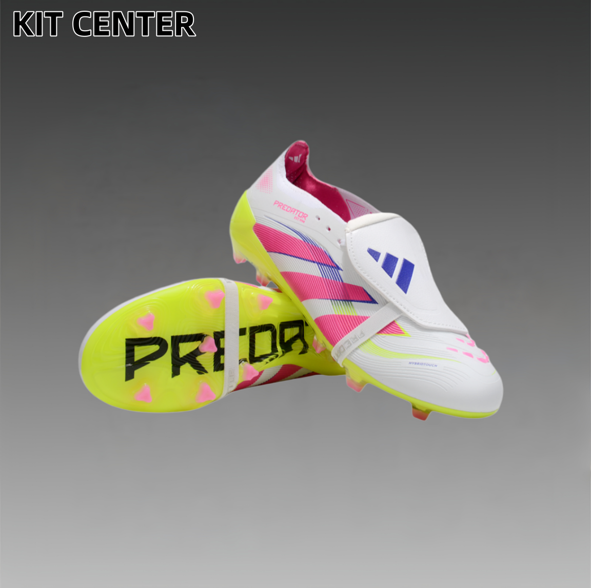 Predator Elite Fold-over Tongue FG Celestial Victory - Footwear WhiteLucidPinkLucid Lemon