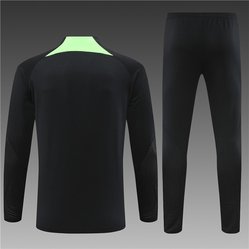 23/24 Liverpool black Half Zip Training Kit (Adult Kids Kit)