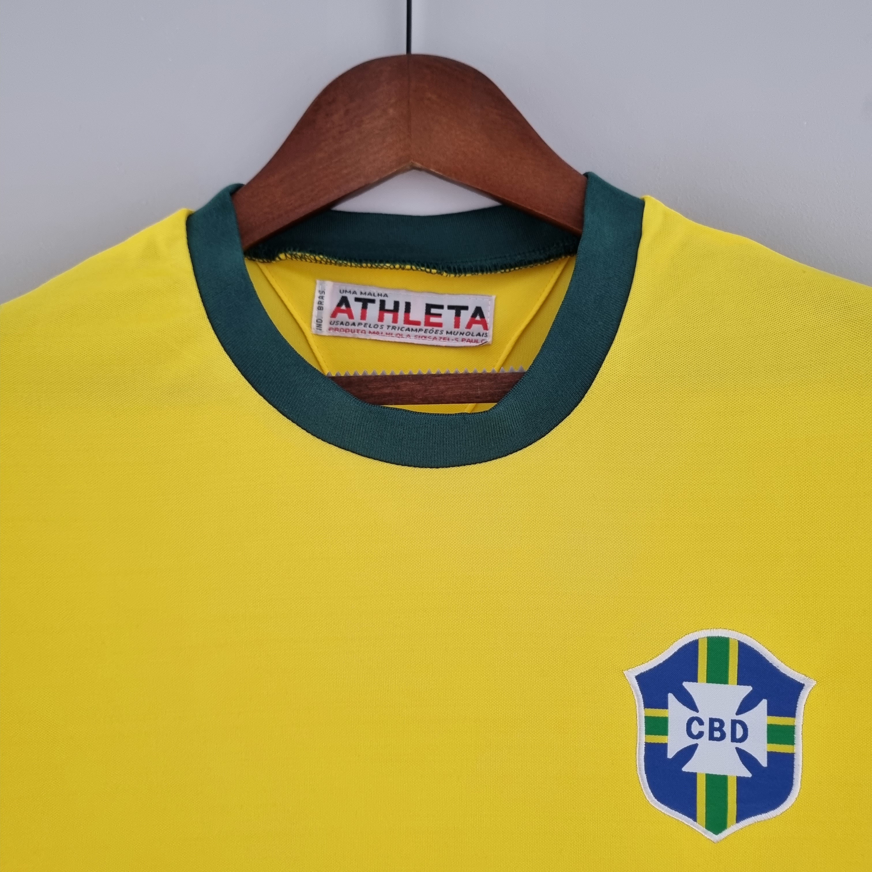 1970 Brazil Home Retro Football Shirt