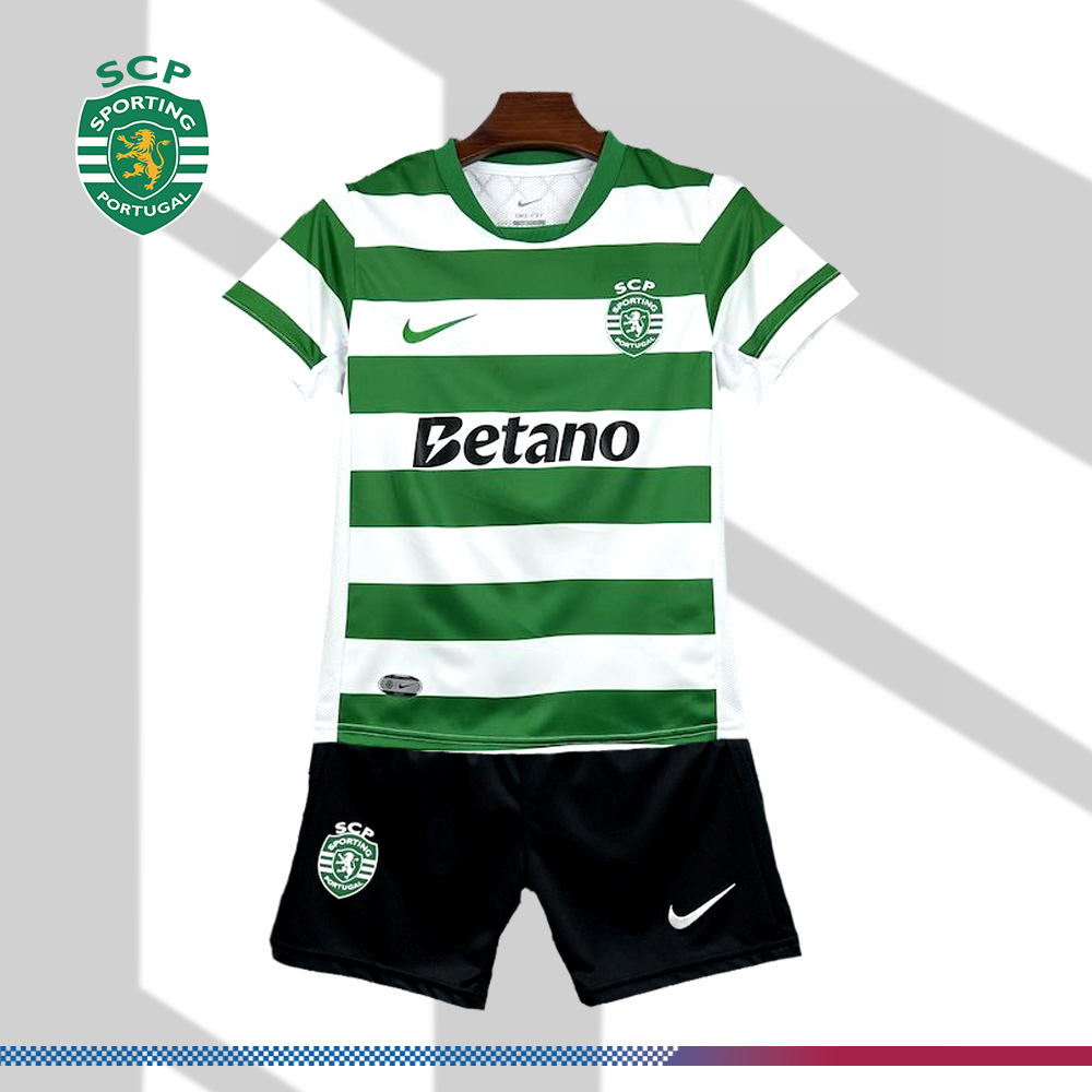 2025/2026 Sporting Lisbon Home Football Shirt（Kids Kit）