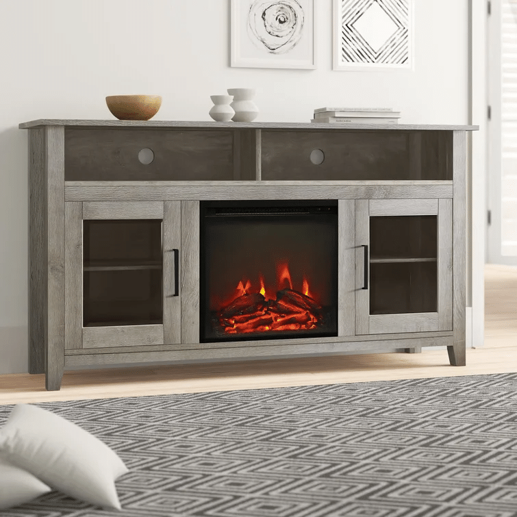 HOTSALES KOHN TV STAND FOR TVS UP TO 65 WITH FIREPLACE INCLUDED[LIMITED TIME PROMOTION]