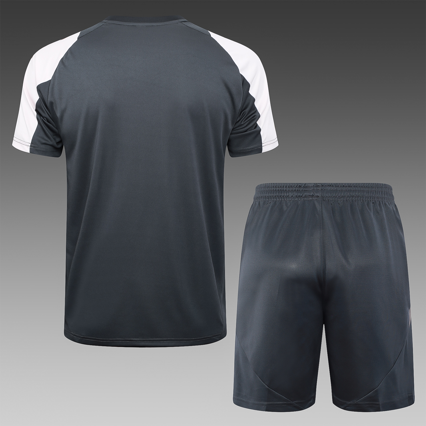2024/2025 Real Madrid Grey Adult Short Sleeve Training Suit (Adult Kit)