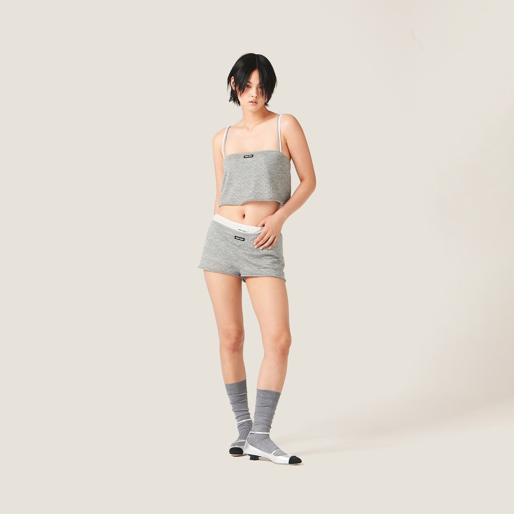 Cashmere and silk top