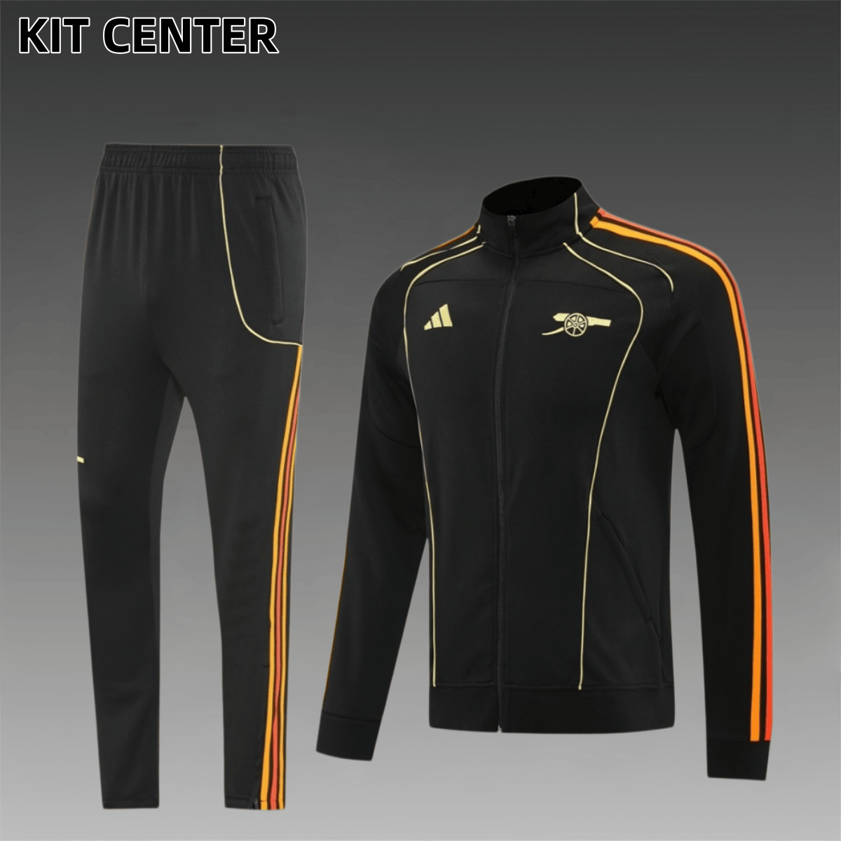 25/26 Arsenal Full Zipper Training Suit (Adult Set)