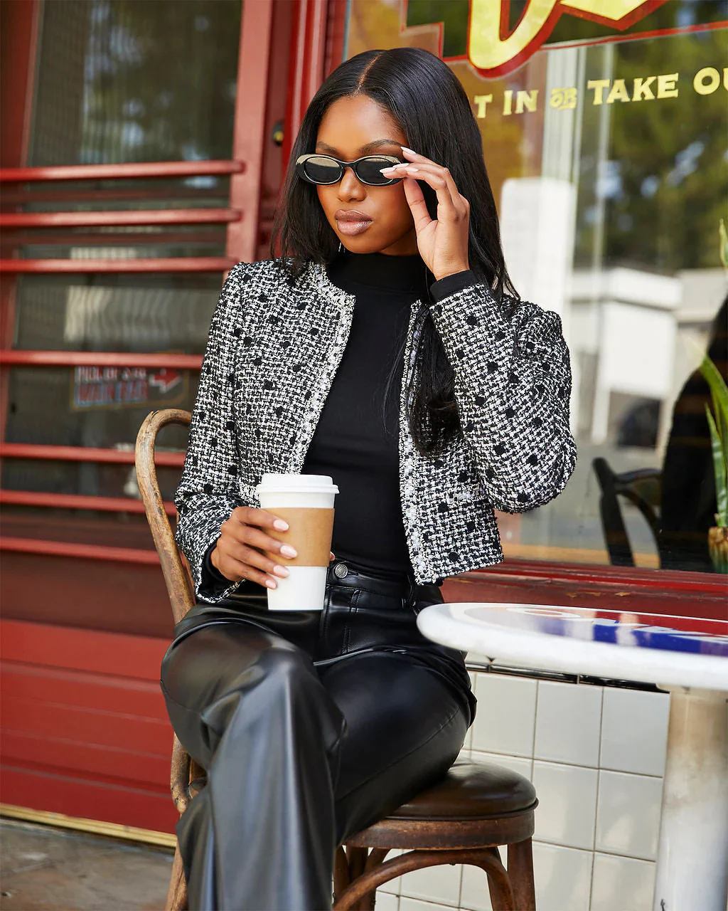Cullen Tweed Polka Dot Jacket
