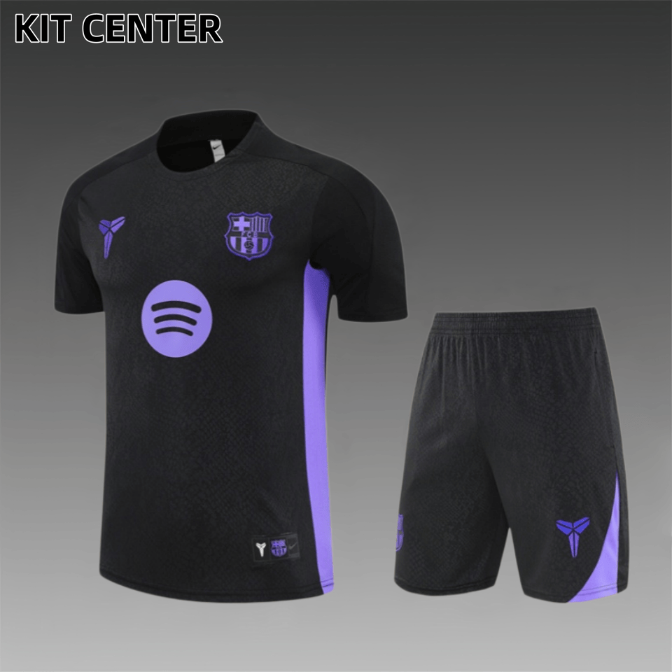 25/26 Barcelona Short Sleeve TrainingWear (Adult Kids Kit)