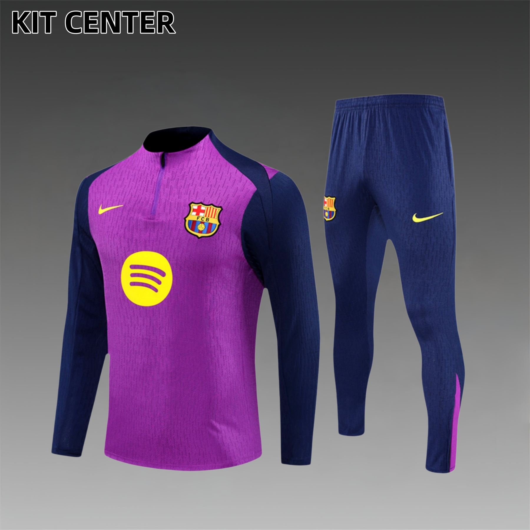 2025/2026 Barcelona Adults Half-Zip Training Kits (Adults Kit)