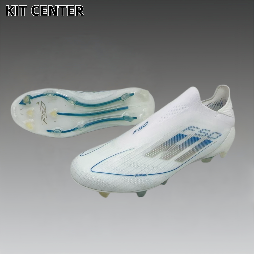A F50 Elite FG Polar Victory - Footwear White/Silver Metallic/Bright Royal
