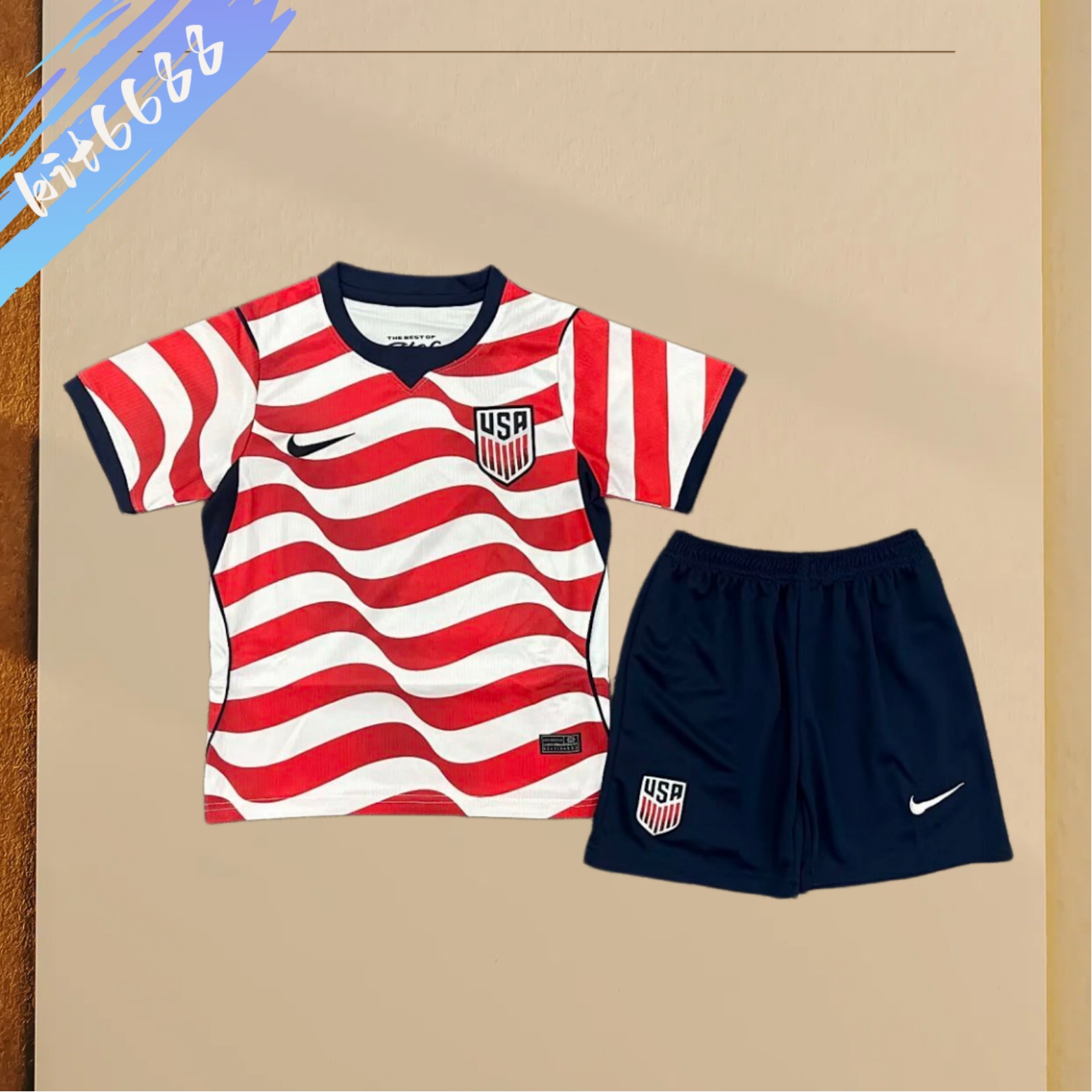 2026 USA home  Football Shirt (Adult Kids Kit socks )