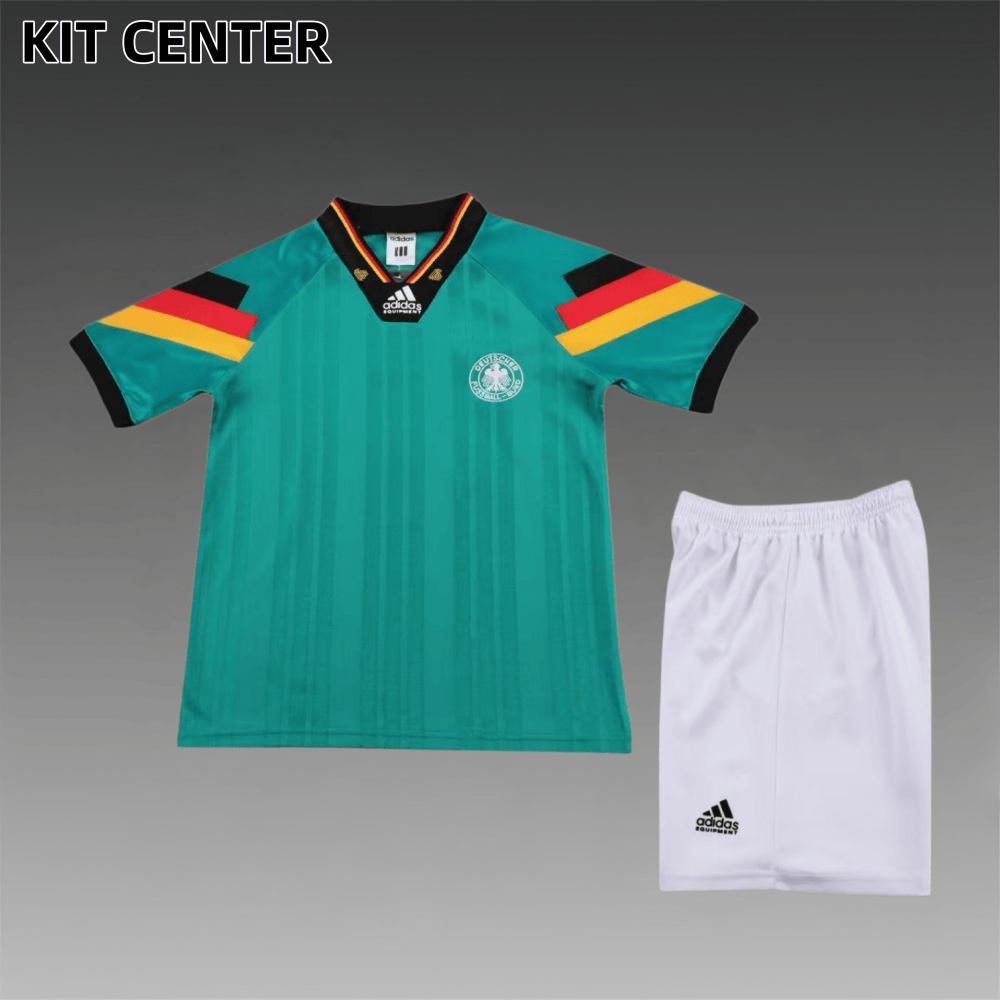 1992 Germany Away Retro Football Shirt ( Kids Kit )