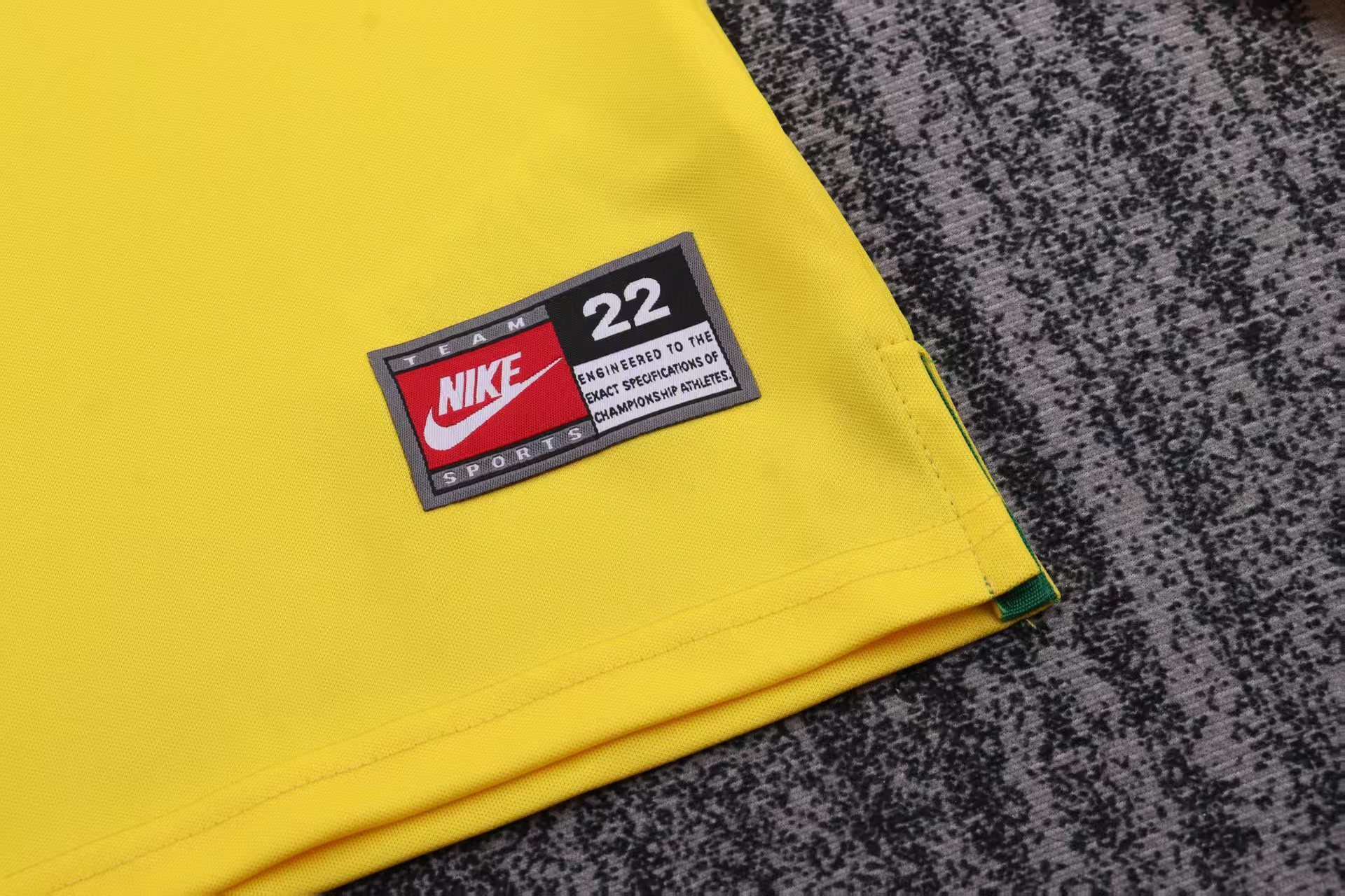 1998 Brazil home Retro long sleeves Kids Kit