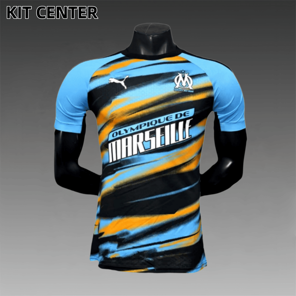 2025/2026 Marseille pre-match training football shirt (playerEdition)