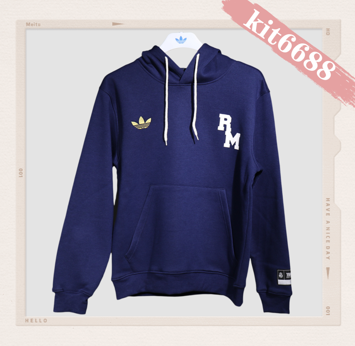 Real Madrid Football Casual Culture American Style Hoodie