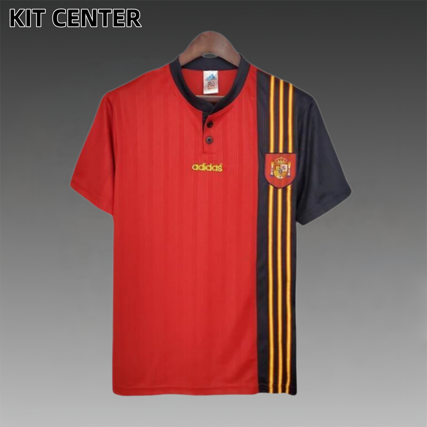 1996 Spain home Retro Football Shirt