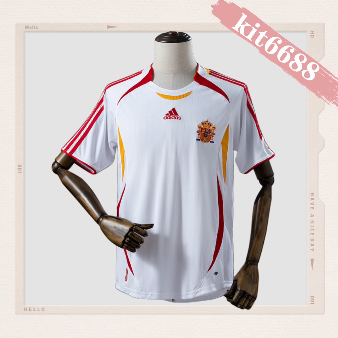 2006 Spain Away Retro Football Shirt