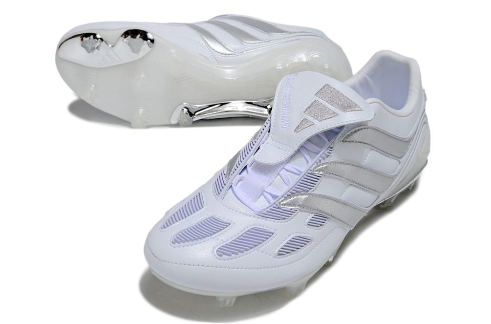 A Predator Precision FG - Footwear White/Silver Metallic/Iron Metal LIMITED EDITION