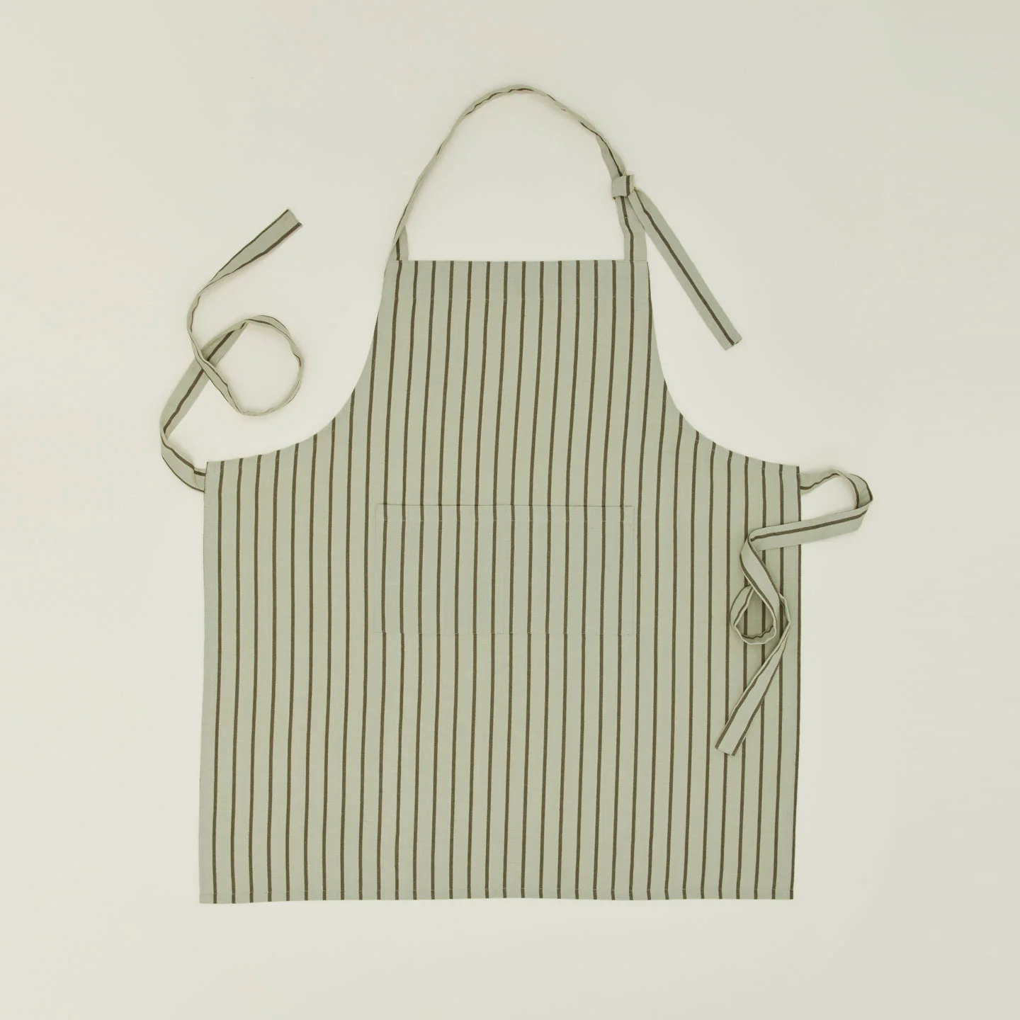 Essential Striped Apron - Sage/Olive