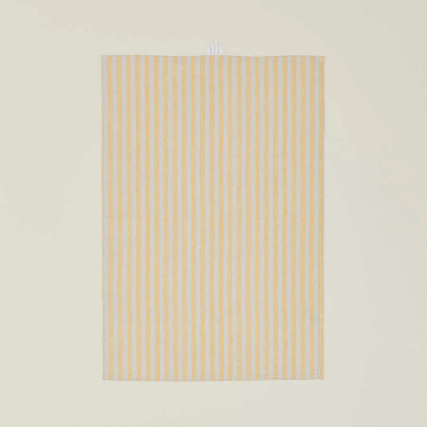 Chambray Stripe Kitchen Towel - Yellow
