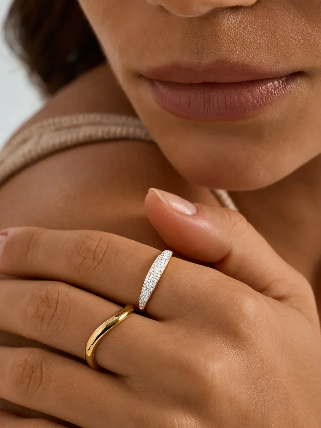 Pave Diamond Signet Ring