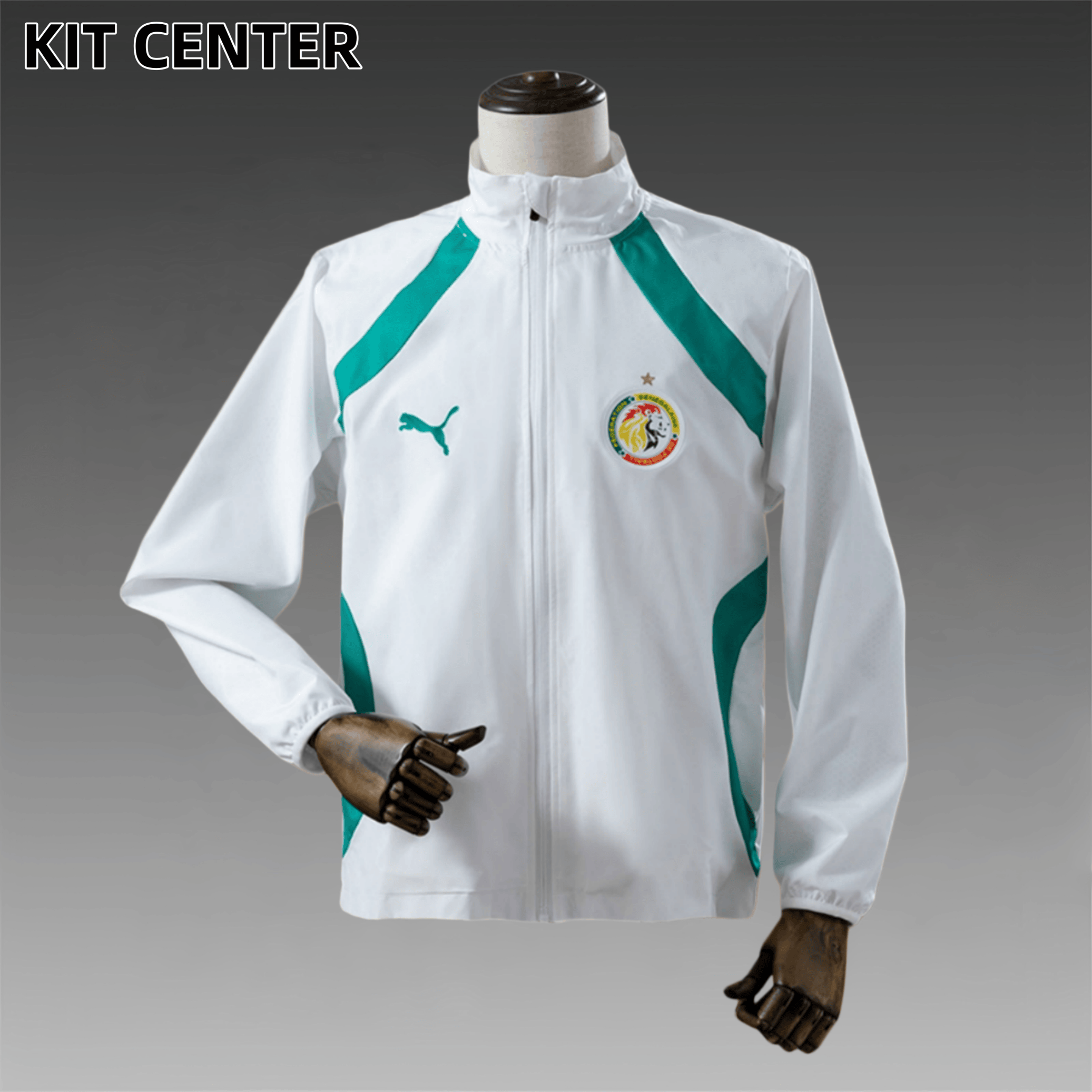 2026 Senegal White waterproof windbreaker