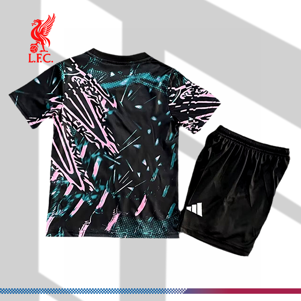 2025/2026 Liverpool Pre-match Training Football Shirt (Kids Kit socks)