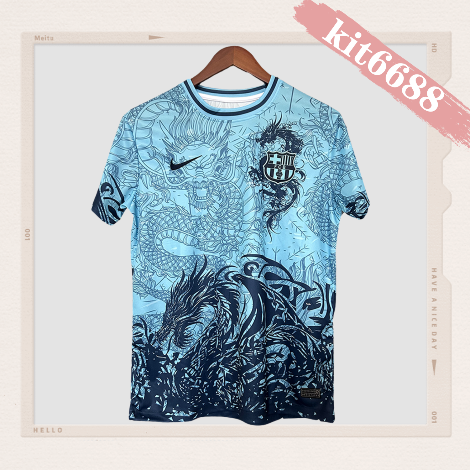 2025/2026 Barcelona Pre-match Football Jersey (Fan Edition)